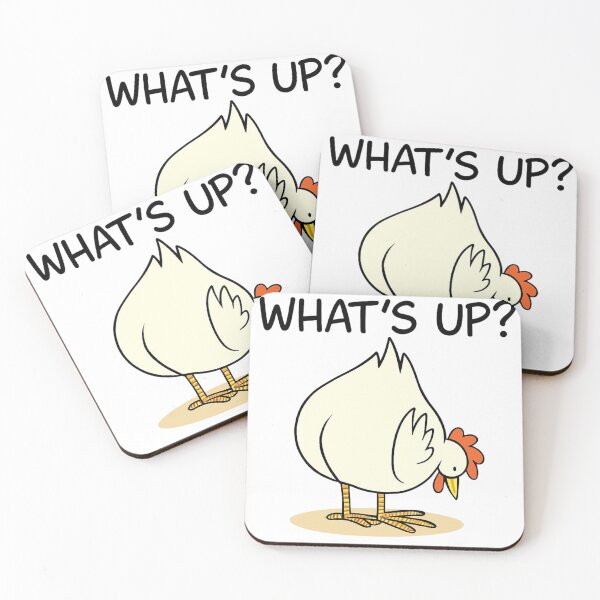 Item preview, whats up chicken butt designed and sold by lea-lani.