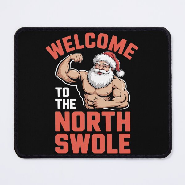 Item preview, Funny Christmas Weightlifting Workout North Swole designed and sold by TiredPack.