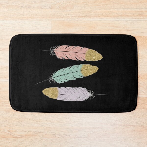 Item preview, Glitter-Tipped Pastel Feathers ​A Trio of Shimmering Plumes.  designed and sold by ZyVoAli.