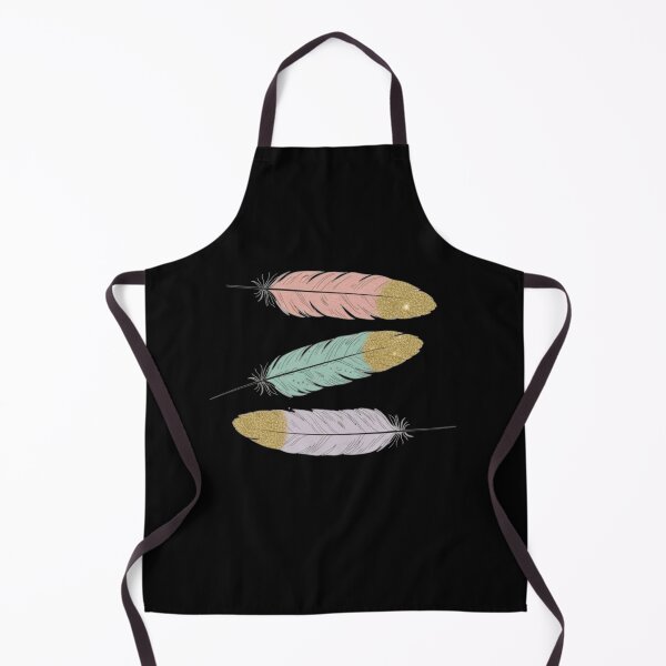 Item preview, Glitter-Tipped Pastel Feathers A Trio of Shimmering Plumes. designed and sold by ZyVoAli.