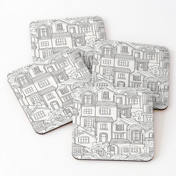 Item preview, Classic city doodles designed and sold by TriForceDesign.