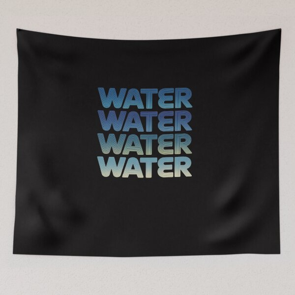 Item preview, Water Hydrate H20 Ocean River Pond Tap Plumber Rain Sea Flow designed and sold by Viepenny.