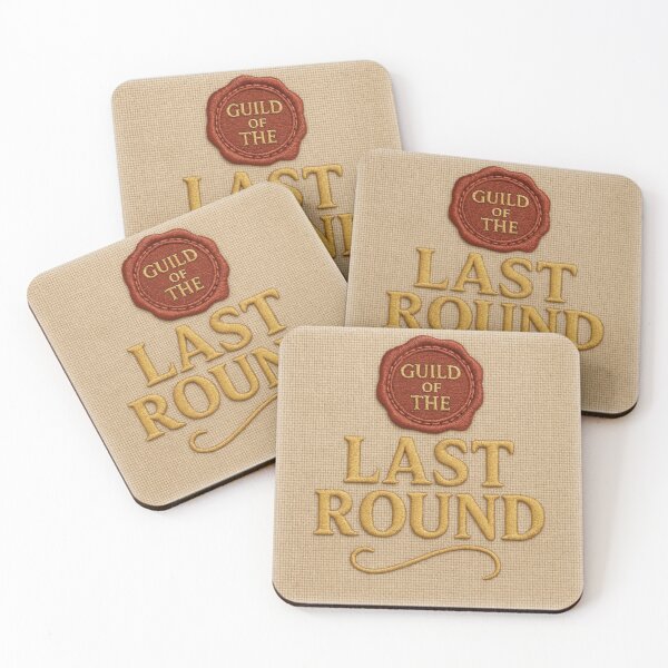 Item preview, Guild of the Last Round • Embroidered Tavern Patch Design designed and sold by fairmaiden7.
