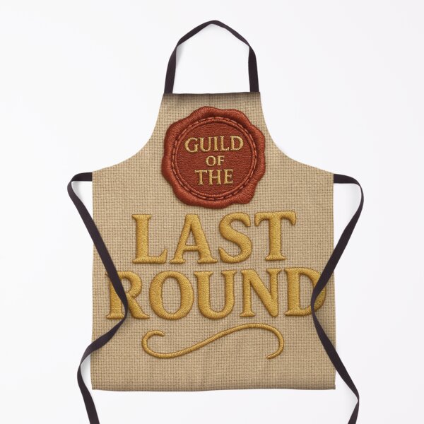 Item preview, Guild of the Last Round • Embroidered Tavern Patch Design designed and sold by fairmaiden7.