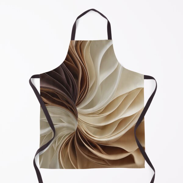 Item preview, Soft Beige Abstract Paper Flow designed and sold by PaintbrushPlace.