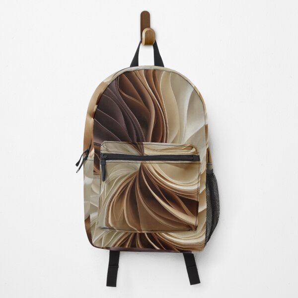 Item preview, Soft Beige Abstract Paper Flow designed and sold by PaintbrushPlace.