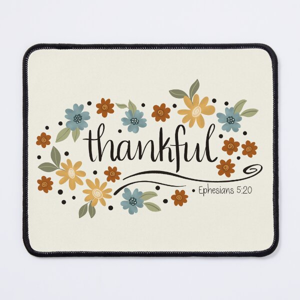 Item preview, Thankful - Ephesians 5:20 designed and sold by Willow & Grace Designs.