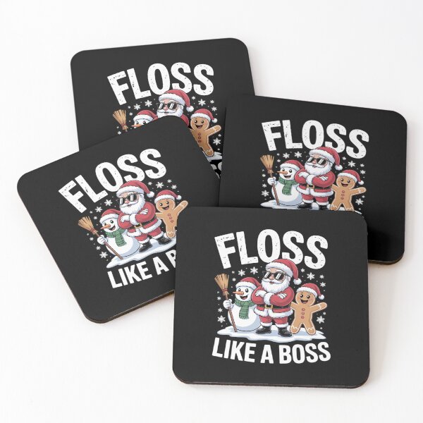 Item preview, Funny Christmas Floss Like a Boss Santa Raft Santa designed and sold by marcusry.