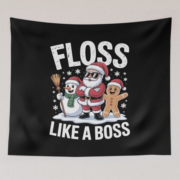 Item preview, Funny Christmas Floss Like a Boss Santa Raft Santa designed and sold by marcusry.