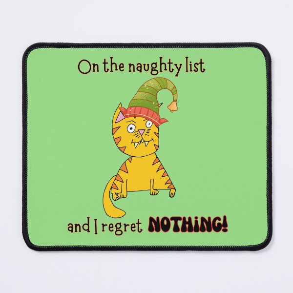 Item preview, On the naughty list - Phil the Ginger Cat by Everything Eli designed and sold by EverythingEli.