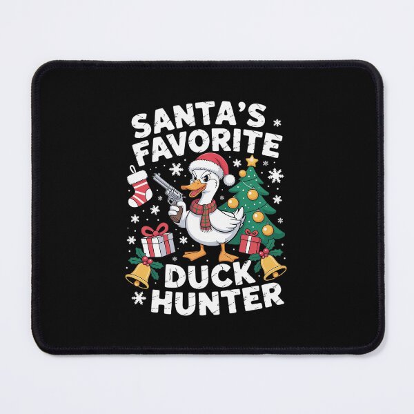 Item preview, Funny Chirstmas Santa’s Favorite Duck Hunter designed and sold by khorbiasieno.