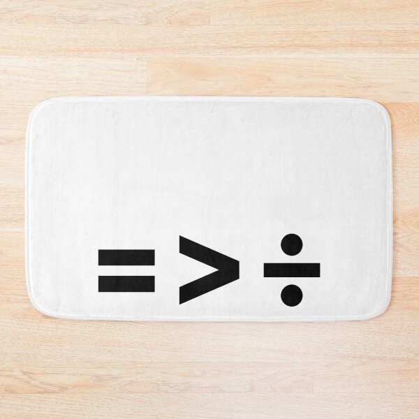 Item preview, Equality Is Greater Than Division - Math Equality Sign designed and sold by PixVib.