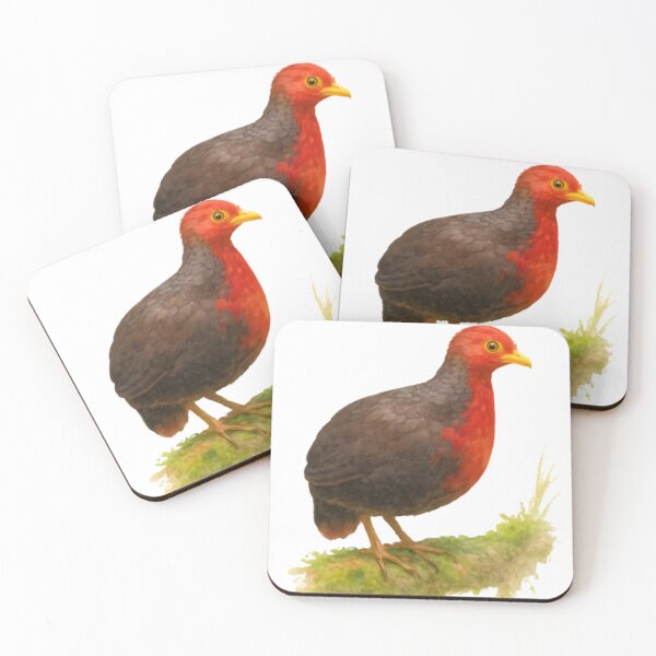 Item preview, Crimson-headed Partridge (Haematortyx sanguiniceps) designed and sold by HOMETOWN86.
