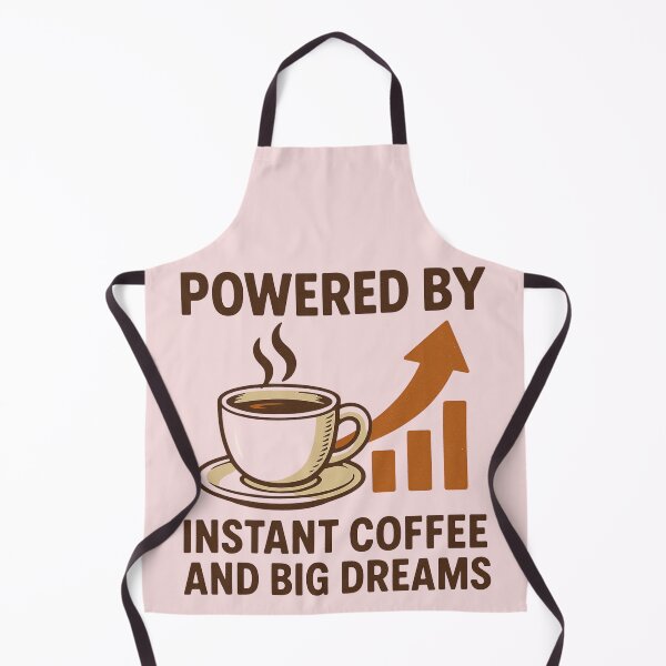 Item preview, Powered by Instant Coffee & Big Dreams – Retro Aussie Design designed and sold by TroyTheTerrific.