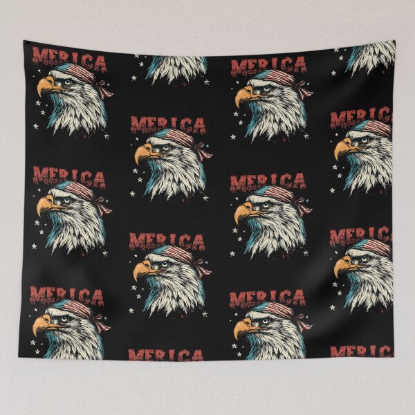 Item preview, American Eagle Patriotic Bandana Flag   designed and sold by Hadwickfrieda.