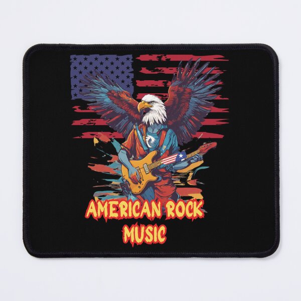 Item preview, AMERICAN ROCK Music Kid Rock Stars & Stripes Eagle designed and sold by Hadwickfrieda.