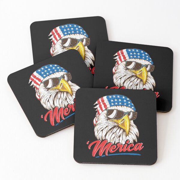 Item preview, Bald Eagle Merica 80s Mullet Eagle America USA 4th of July   designed and sold by Hadwickfrieda.