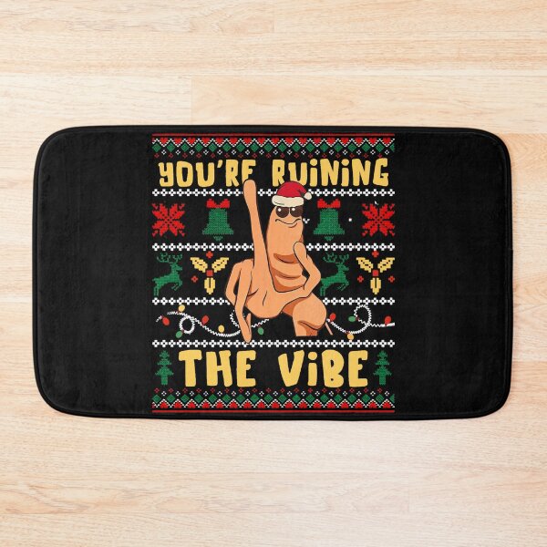 Item preview, Marcus The Worm You're Ruining The Vibe Christmas  designed and sold by colornatics.