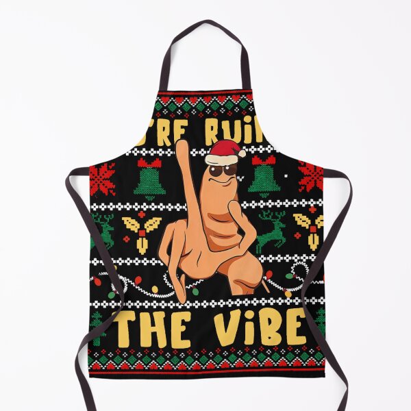 Item preview, Marcus The Worm You're Ruining The Vibe Christmas designed and sold by colornatics.