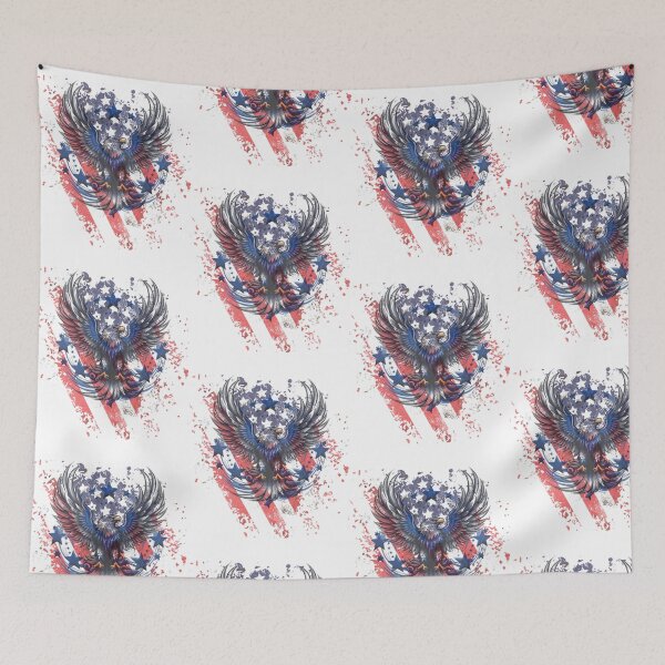 Item preview, Majestic Eagle with American Flag Kid Rock  designed and sold by Hadwickfrieda.