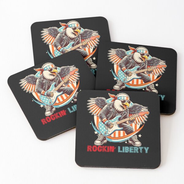 Item preview, Patriotic Eagle Rockin' Liberty Guitar American Pride and Freedom   designed and sold by Hadwickfrieda.