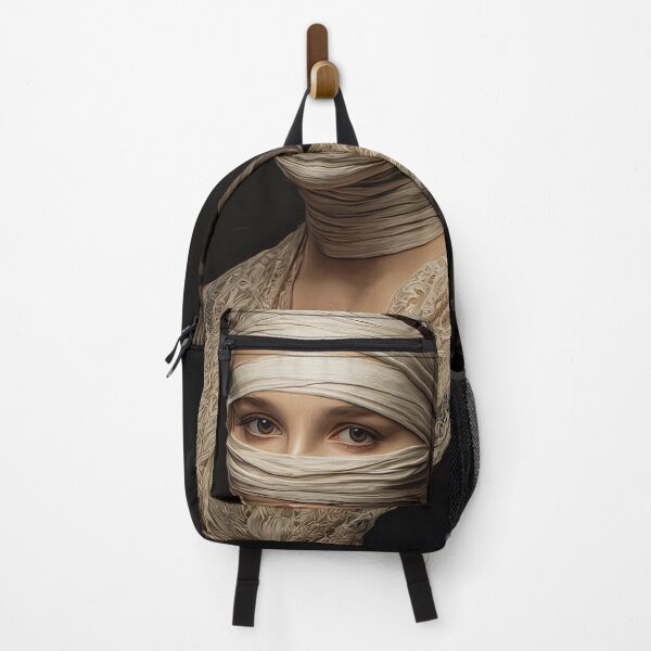 Item preview, Victorian Portrait of a Veiled Woman in Cream Bandages designed and sold by Shannon Hilson.