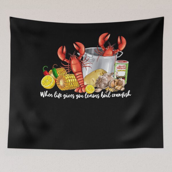Item preview, When Life Gives You Lemons Boil Crawfish Tee designed and sold by LarryMBrown.