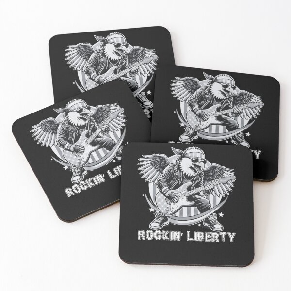 Item preview, Rockin’ Liberty American Eagle Patriotic Guitar Kid Rock Stars  designed and sold by Hadwickfrieda.
