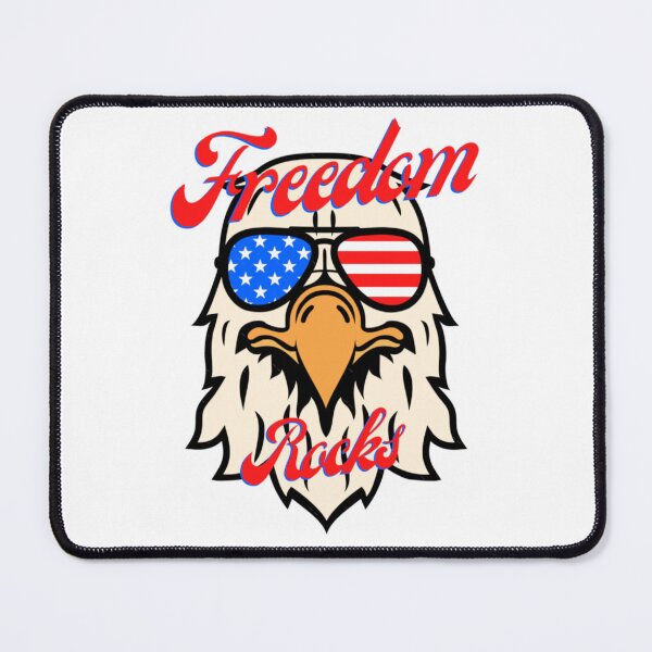 Item preview, USA Freedom Rocks Bald Eagle Kid Rock designed and sold by Hadwickfrieda.