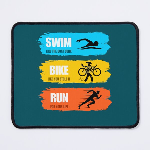 Item preview, Funny Triathlon Motivation – Swim Bike Run Gift & Athlete Apparel designed and sold by endurothreads.