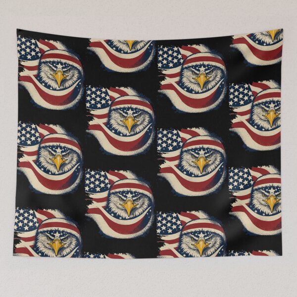 Item preview, 4th of July t-shirts with USA flag Kid Rock  designed and sold by Hadwickfrieda.