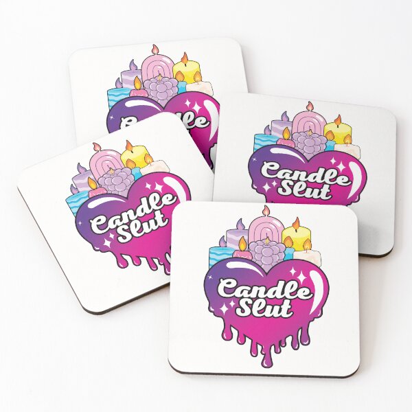 Item preview, Pink/Purple Gradient Candle Slut Sticker designed and sold by Color Serenity by Alana C..