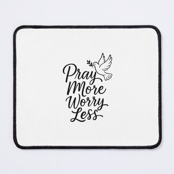Item preview, Pray More, Worry Less designed and sold by Peel-Theory.