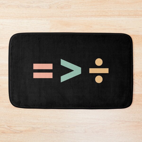 Item preview, Equality Is Greater Than Division - Activist designed and sold by PixVib.