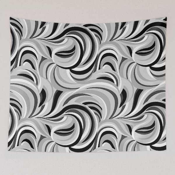 Item preview, Spirals in Gray Abstract designed and sold by ViaARTfactory.