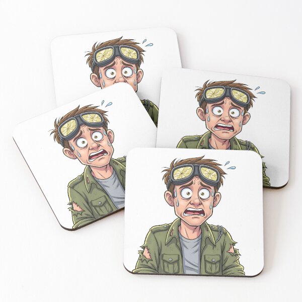 Item preview, Dispatch Cartoon Poster – Funny Stressed Dispatcher Art Print for 911 Operators & First Responders designed and sold by AbstractAuraArt.