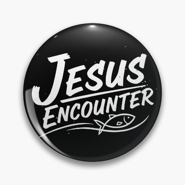 Item preview, Encuentro con Jesús: Tipografía cristiana audaz y diseño del símbolo Ichthys designed and sold by FaithCreatives.