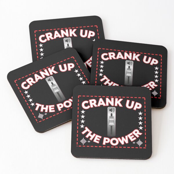 Item preview, Crank Up The Power - Volume Slider and Audio Wave Graphic designed and sold by StarprintTees.