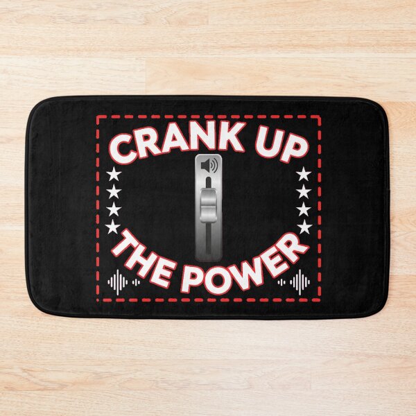 Item preview, Crank Up The Power - Volume Slider and Audio Wave Graphic designed and sold by StarprintTees.