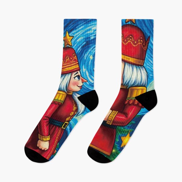Item preview, A pair of Christmas Nutcrackers In Starry Night.  designed and sold by EunsooLee.