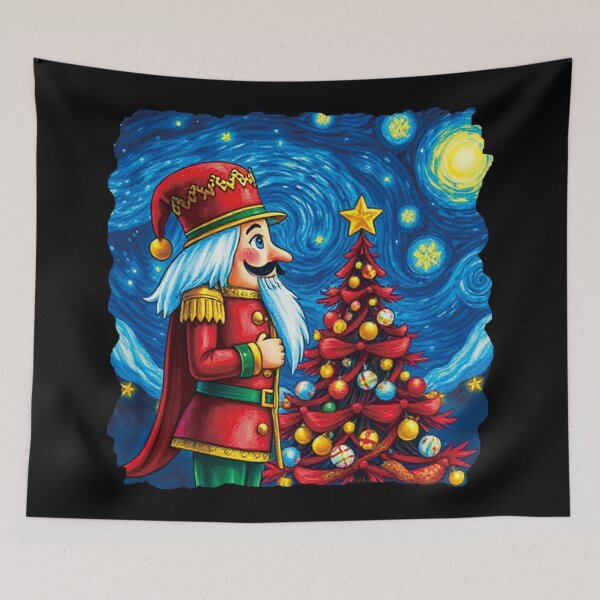 Item preview, Christmas Nutcracker In Starry Night. designed and sold by EunsooLee.