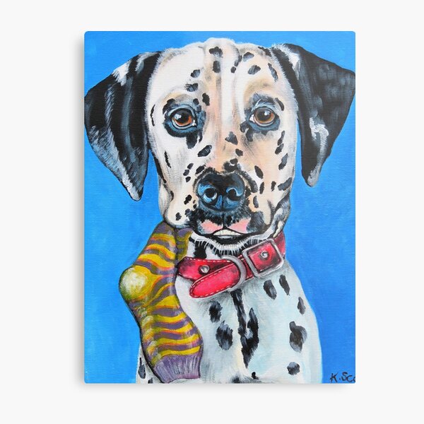 Naughty Puppy! Metal Print