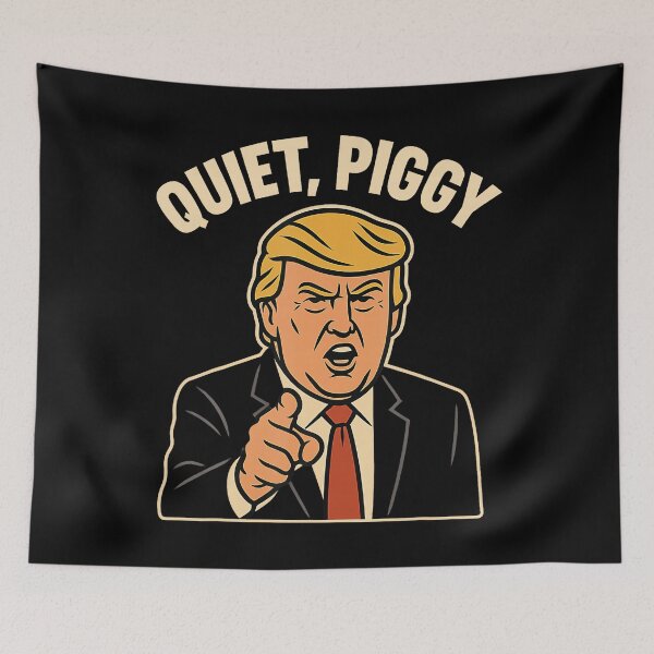 Item preview, Quiet Piggy Tees Funny Quiet Piggy designed and sold by SteveAllentc.