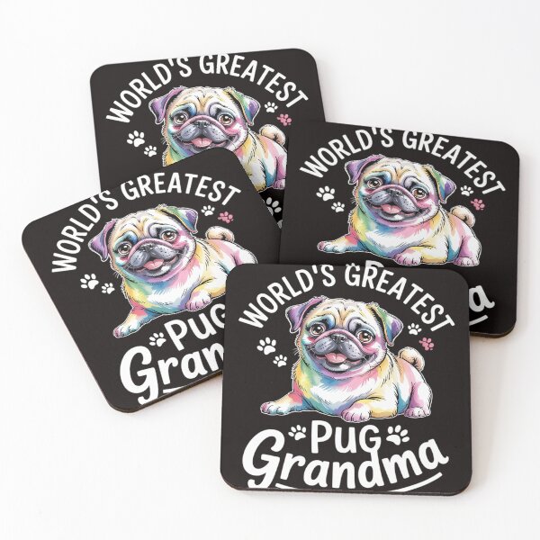 Item preview, World's Greatest Pug Dog Grandma Pugdog Puppy Lover designed and sold by LapFemile.
