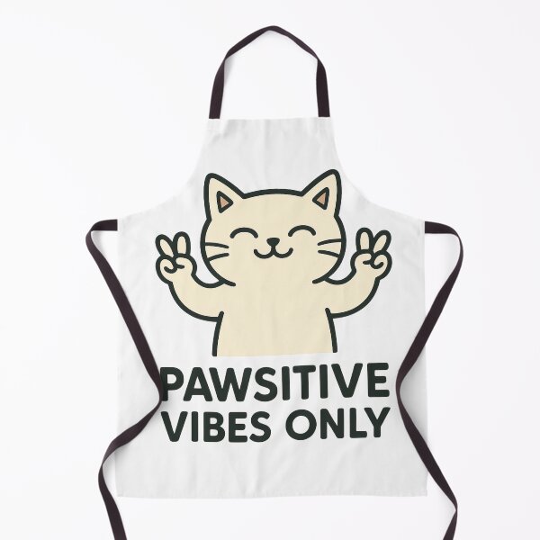 Item preview, Pawsitive Vibes Only – Wholesome Cat Lover Tee designed and sold by PurfectAttitude.