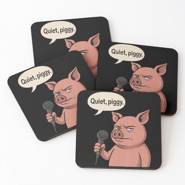 Item preview, Funny Quiet Piggy designed and sold by SteveAllentc.