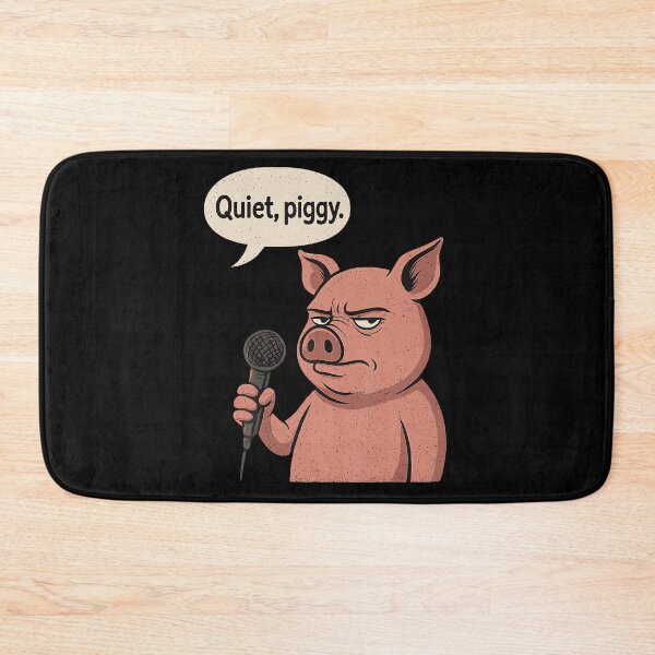Item preview, Funny Quiet Piggy designed and sold by SteveAllentc.