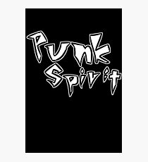 Punk spirit (text only) Photographic Print
