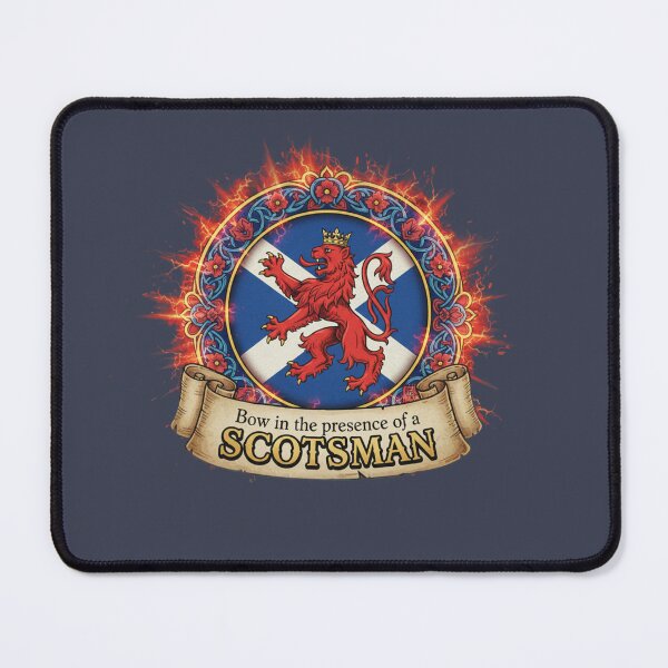 Item preview, cottish Lion Rampant Emblem - "Bow in the presence of a SCOTSMAN" designed and sold by CelticSoulShop.