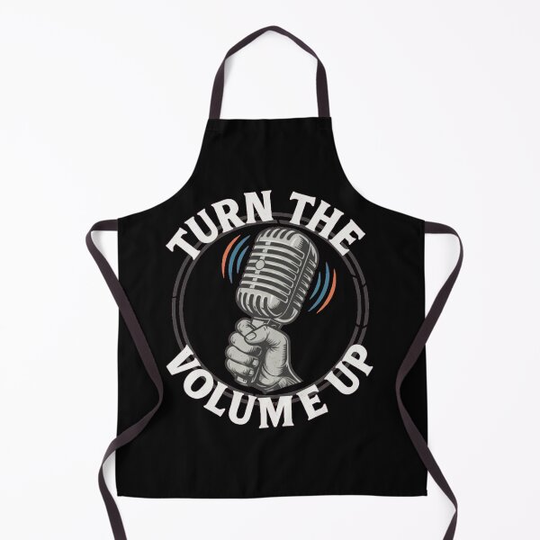 Item preview, Vintage Hand Holding Microphone "Turn The Volume Up" Graphic designed and sold by StarprintTees.